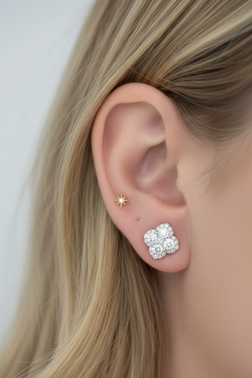 Christchurch Petal Studs