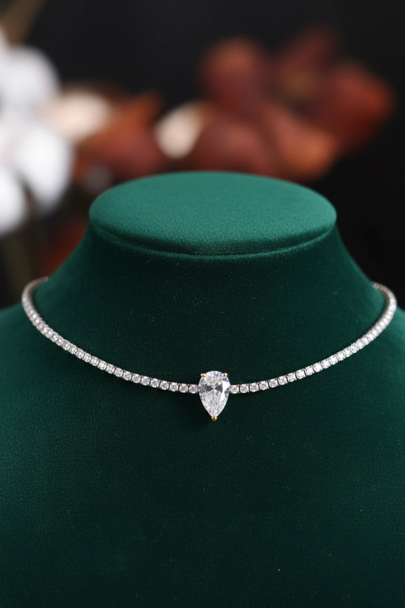 Queen Street Pear Drop Necklace