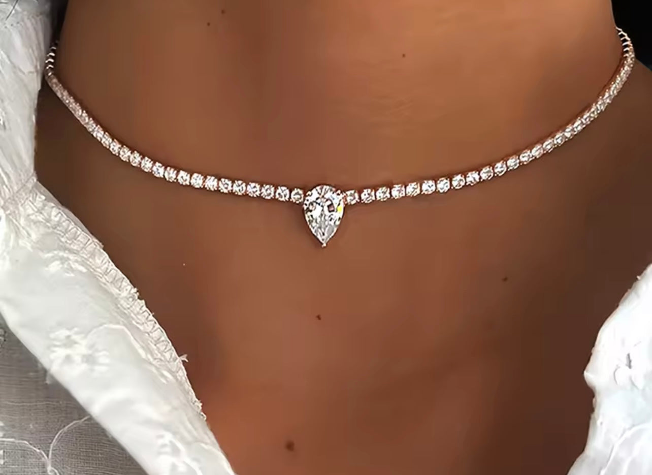 Queen Street Pear Drop Necklace
