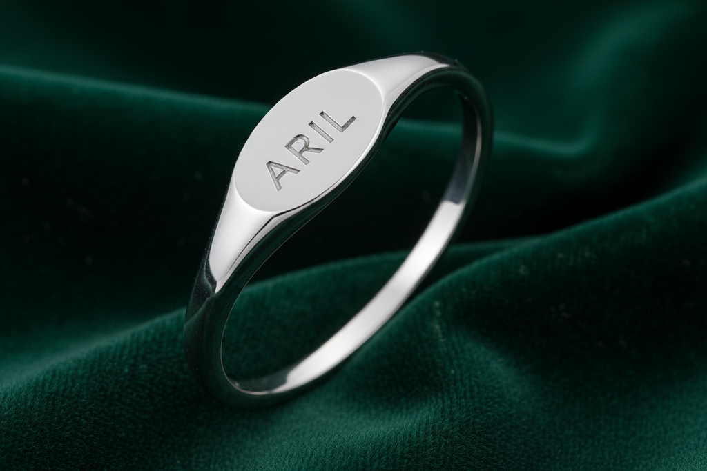 Engraved Stackable Kumeu Ring